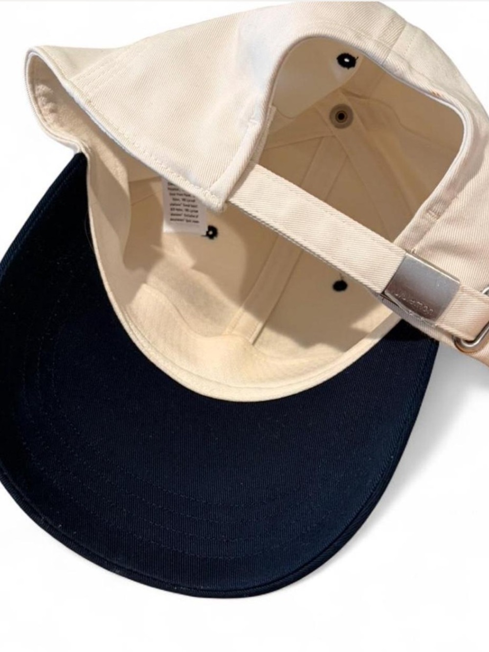 Lululemon Unisex Structured Ball Cap 1998 | Ivory/True Navy | L/XL - Picture 5 of 5